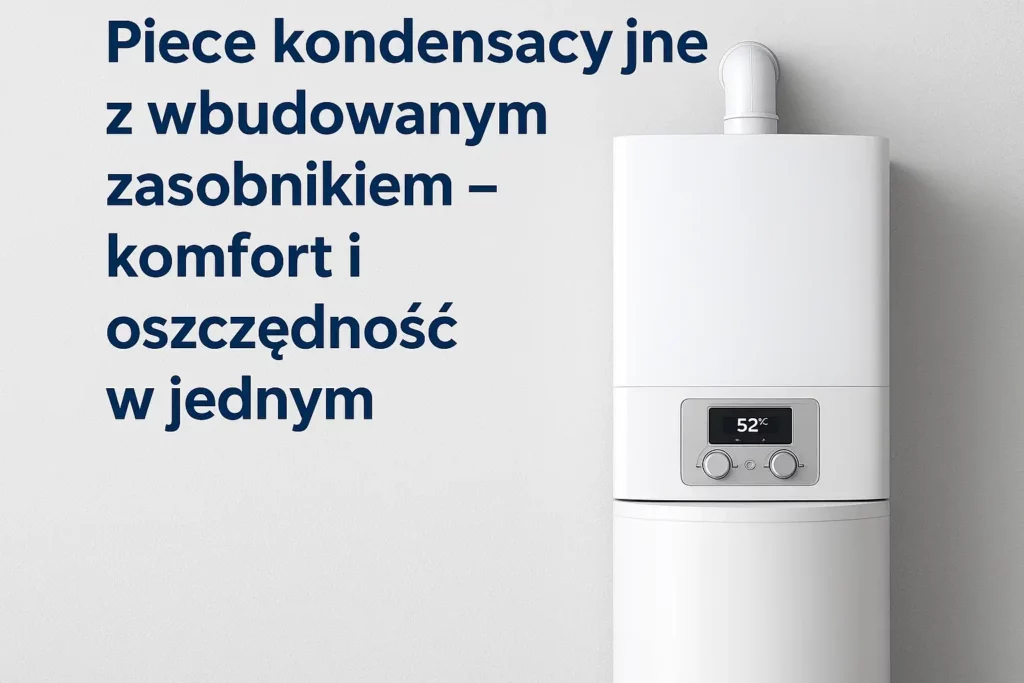 Piece kondensacyjne z wbudowanym zasobnikiem – komfort i oszczędność w jednym