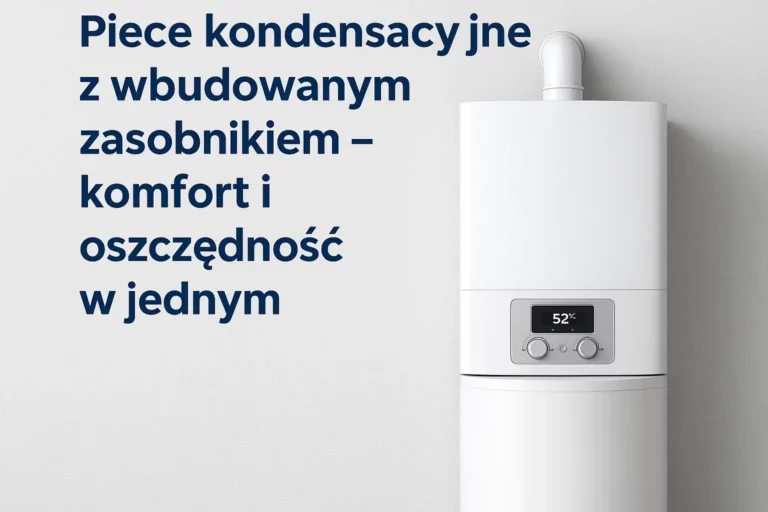Piece kondensacyjne z wbudowanym zasobnikiem – komfort i oszczędność w jednym